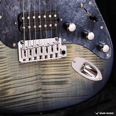Momose MC7-MV-TOCHI SP’25/NJ - DBL-B (Dark Blue Burst) seven-string guitar #20414 - 4.2kg image 5