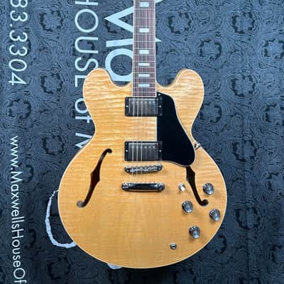 Gibson ES-335 Electric Guitar- Blonde Figured Top w/Hardshell Case (Pre-Owned) image 3