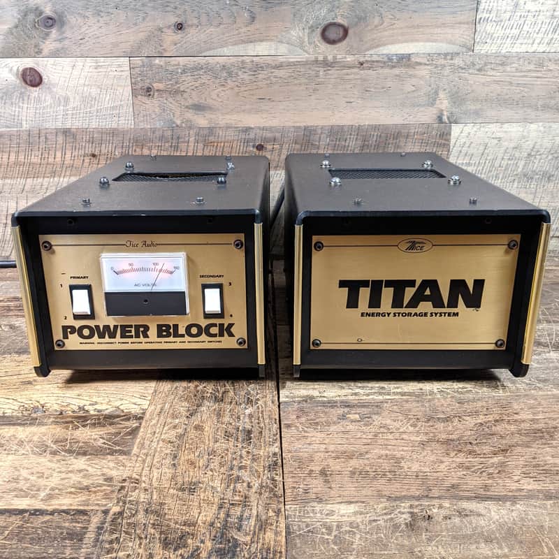 Tice Series II Power Block And Titan Energy Storage System 2 Piece Conditioner imagen 1