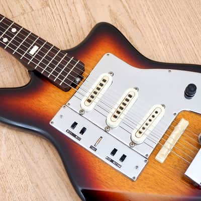 1960s Guyatone LG-130T Vintage Electric Guitar Japan w/ Gigbag