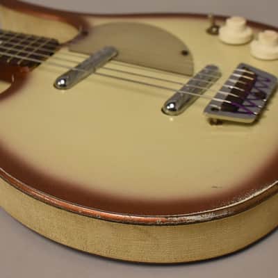 c. 1958 Danelectro Longhorn Baritone Copper Burst w/HSC image 11