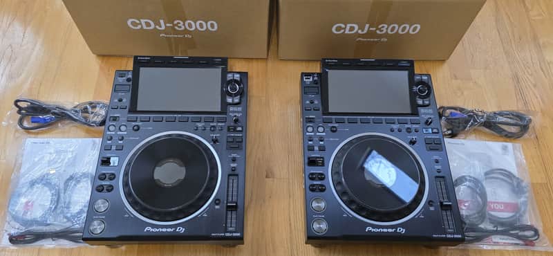 2 Pioneer CDJ 3000s - Mint image 1