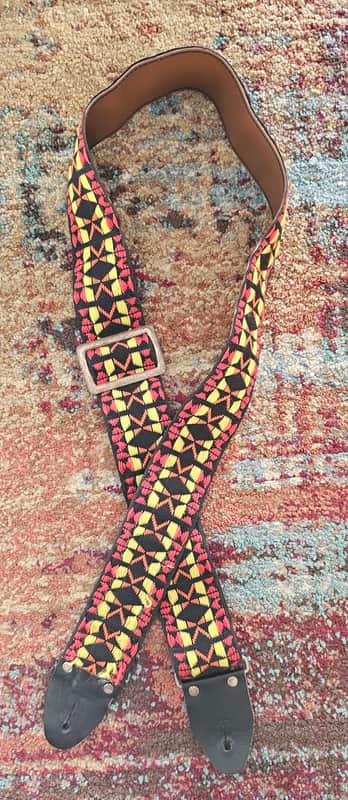 Unbranded Ace style woven Hooenanny guitar strap #3 image 1