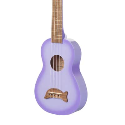 Kala MK-SD Makala Dolphin Soprano Ukulele - Purple Burst image 4