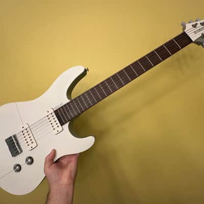 Yamaha RGXA2 2010s futuristic lightweight electric guitar - white and gray image 1