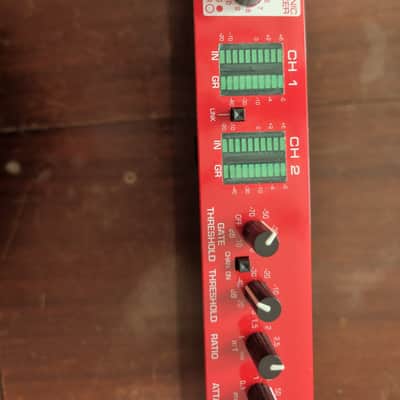 BBE MaxCom Dual-Channel Compressor/Limiter/Gate with Sonic Maximizer 2010s - Red image 2