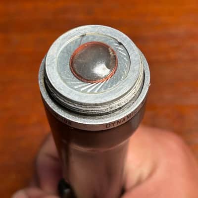 1967 Teisco Sound Research Labs DM-108 stero microphone pair vintage cardioid dynamic w/ lo-z transformer ( electro voice 666 and Shure Sm57 combined ) image 9