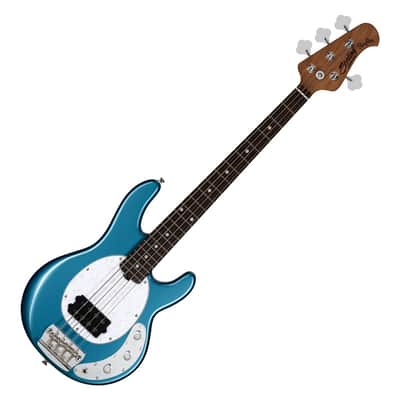 Sterling by Music Man StingRay Short Scale Bass, Toluca Lake Blue image 1
