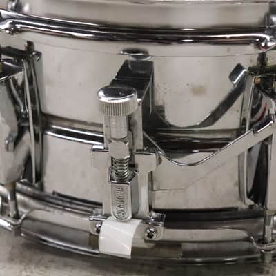Yamaha SD255 5.5x14" Steel Snare Drum Vintage 1980's image 4