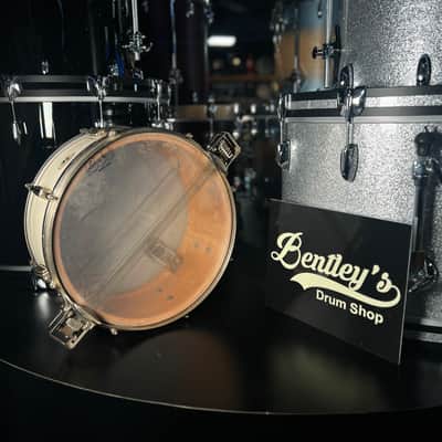 Vintage 1936 Ludwig & Ludwig 6.5x14" Super Solid 1ply Maple Snare Drum in White Duco & Nickel Plated Hardware image 8