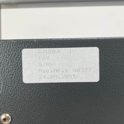 Studer - 169 - Studio Mixer - Inc. Manual/Spare-Parts/Breakout-Box - Serviced (Recapped) image 18