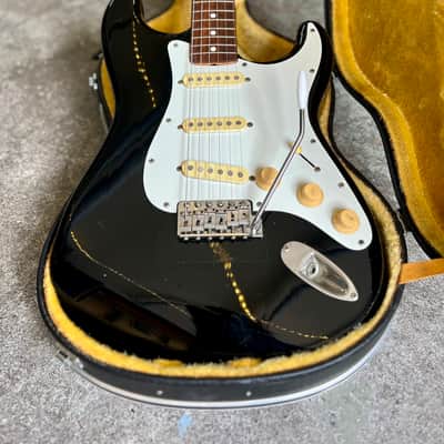 Yamaha ST-360R c 1970’s - Black strat style electric guitar original vintage MIJ Japan image 3