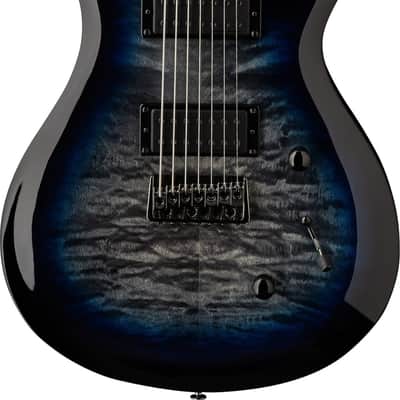 PRS SE Mark Holcomb SVN Signature 7-String Electric Guitar, Ebony Fingerboard, Holcomb Blue Burst image 1
