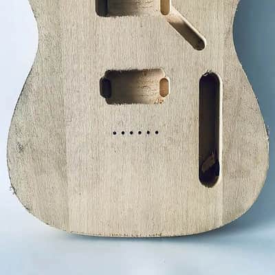 Harley Benton Tele Style Guitar Neck with HH Unfinished Body Set image 3