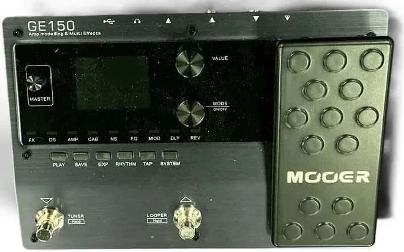 Mooer GE150 Amp Modeller & Multi Effects 2020 - Black image 1