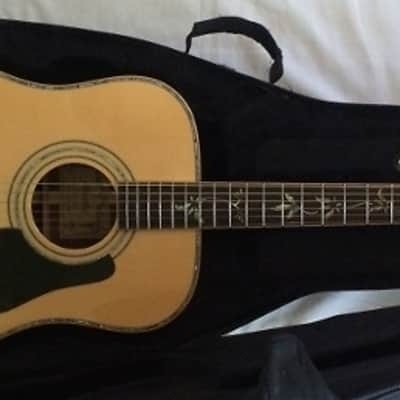 ALVAREZ-PD-100S-ACOUSTIC-TREE-of-LIFE-GUITAR-W-CASE-Exce image 1