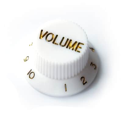 Stratocaster Tone & Volume Knobs – Set or Individual - 1x Tone White image 2