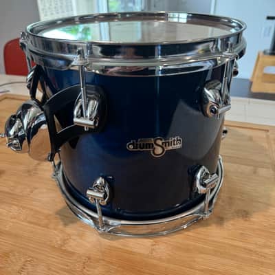 Ayotte Drum Smith 1990s - Blue Lacquer_Sugar Maple Drum Kit image 4