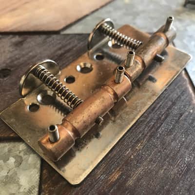 Real Life Relics Fender® Aged Vintage Mod 2-Saddle Telecaster® Bass Bridge (Fender® SKU 0073882049 / 0073882000)    [J3] image 3