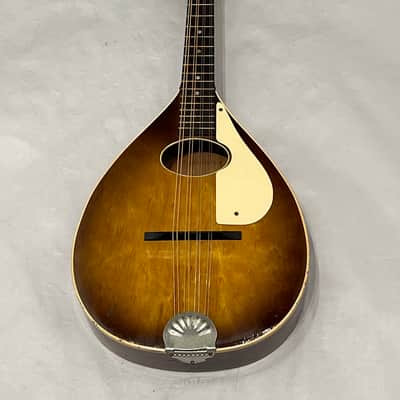Harmony H8031 oval hole flat back mandolin 1972 - Sunburst image 1