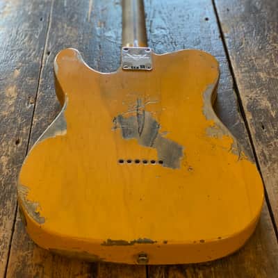 Fender Custom Shop 1953 RI Heavy Aged Butterscotch with OHSC & Docs image 11