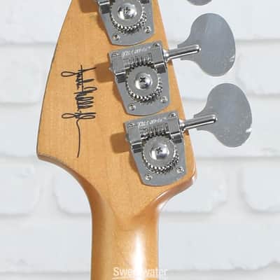 Fender Justin Meldal-Johnsen Road Worn Signature Mustang Bass 2019 - Present - Black image 5