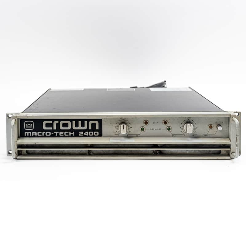 Crown Macro-Tech 2400 2-Channel Power Amplifier | Reverb