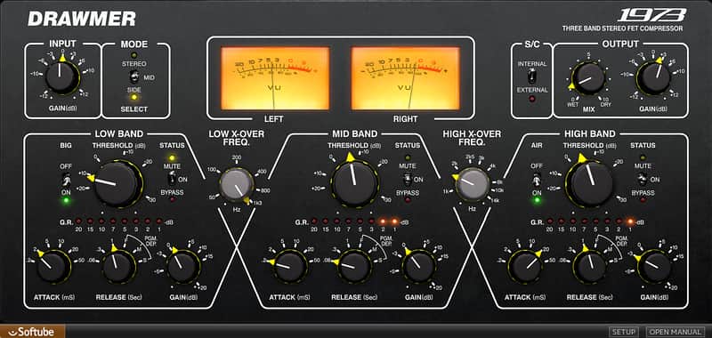 Softube Drawmer 1973 Multi-Band Compressor Plug-in image 1