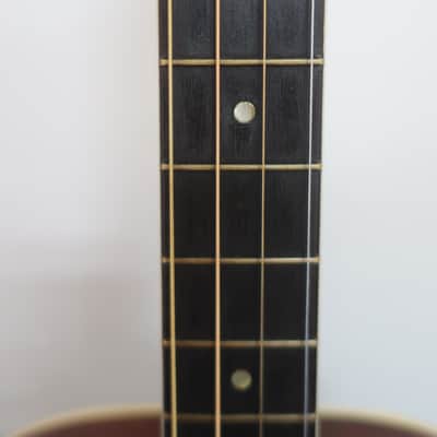 Vintage 1960s Harmony Stella 4 String Acoustic Tenor Guitar Clean Works Great Sunburst Clean! image 5