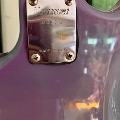 Kramer Pacer 1982 Purple w Rockinger trem / Eddie Van Halen Guitar / RARE! image 3