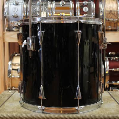 1980s Tama 16x16 Artstar Floor Tom in Jet Black image 5