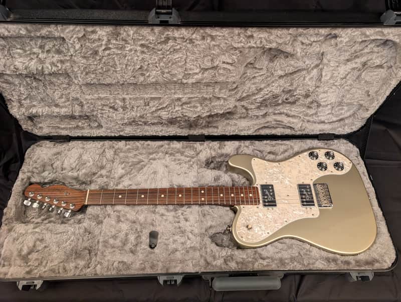 Fender Limited Edition American Professional Telecaster Deluxe with Rosewood Neck 2017 - 2018 - Champagne image 1