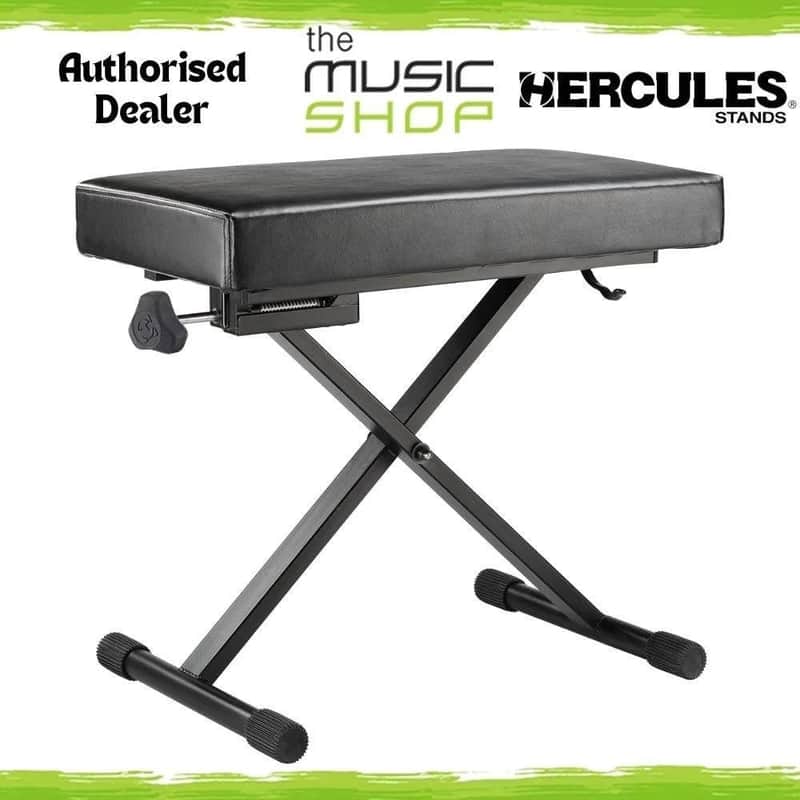 Hercules EZ Height Adjustable Keyboard Bench (Stool) - KB200B image 1