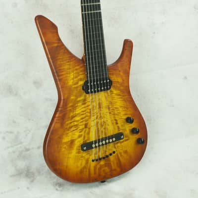 Manne Semiacustica 7 Lionel Loueke half fretless half fretted image 2