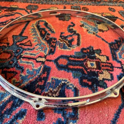 Gretsch 1960s Round Badge Era 14 Inch Snare Side Hoop Die Cast 8 Lug image 3