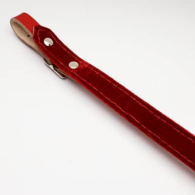 Accordion Shoulder Strap Boppola - Red on Red (Embosed) image 6