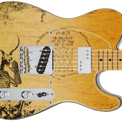 Sticka Steves Guitar Skin Axe Wrap Re-skin Vinyl Decal DIY Demons In The Abyss 408 image 3