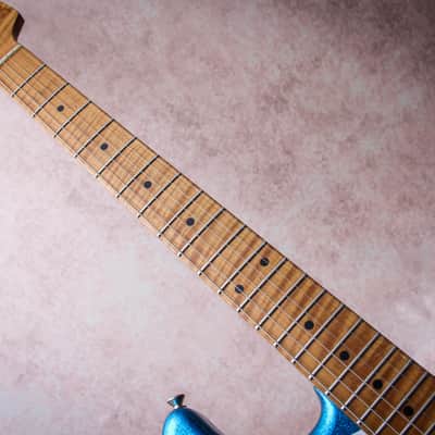 XOTIC USA XSC-1 Medium Relic California Classic "Blue Sparkle + Maple" (2019) image 11