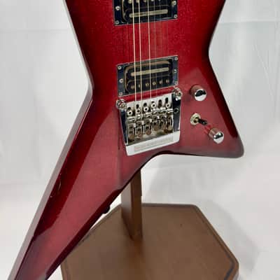 Tokai Super Edition FSD-65 *Five Star* Explorer MIJ Japan 1980s - Red Sparkle image 4