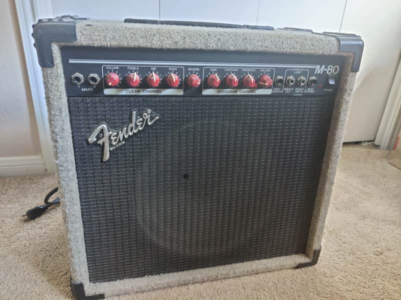 Fender M-80 2-Channel 80-Watt 1x12" Solid State Guitar Combo