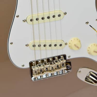 2025 Fender American Vintage II 1965 Stratocaster Electric Guitar, Round-Lam Rosewood Fingerboard, Shoreline Gold w/ Case image 6