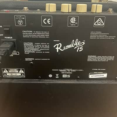 Fender Rumble 15 V3 15-Watt 1x8" Bass Combo 2015 - Present - Black image 8