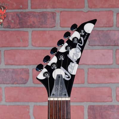 Jackson USA Randy Rhoads Tribute Flying V Black With White Polka Dots 1999 w/OHSC image 10