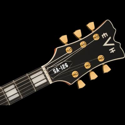EVH SA-126 Special Quilted Maple Semi-Hollowbody Electric Guitar, Tobacco Burst image 7