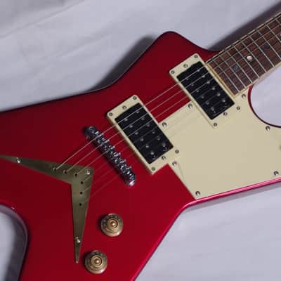 DEAN ML 79 electric GUITAR Metallic Red w/ Half Pickguard ML79 PG MRD new w/ Molded Hard Case image 5