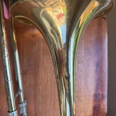 CG Conn Director 50H intermediate F-attachment Trombone 1967 Elkhart Era- Brass image 11
