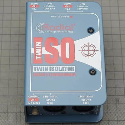 Radial Twin ISO 2-Channel Balanced Line Isolator twin-iso TWINISO ~Store Demo *Mint & In-Box! image 1
