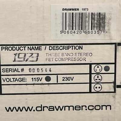 Drawmer 1973 3-Band Stereo FET Compressor image 10