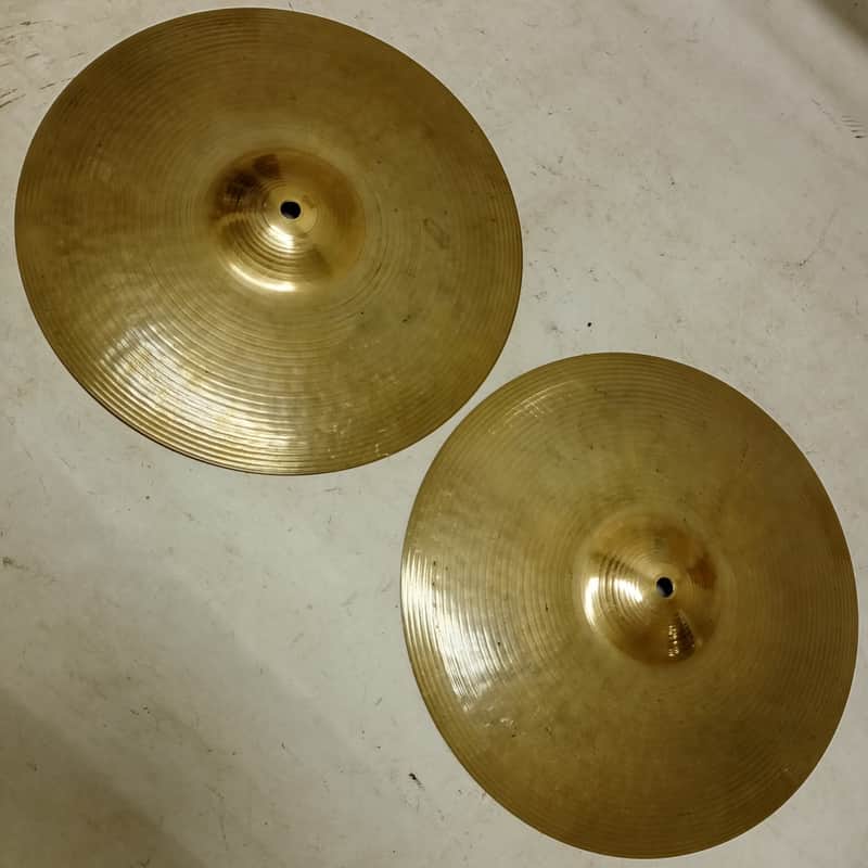 Zildjian 14"Avedis Hi-Hat Cymbals A B20 2015 Set Marching Band Percussion Pair image 1