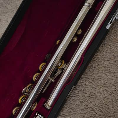 Muramatsu M-40 Tokyo Vintage Flute Silver Headjoint with Muramatsu Case 0KL6 image 8